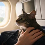 In-cabin flight nanny for cats transporting a cat across the country safely